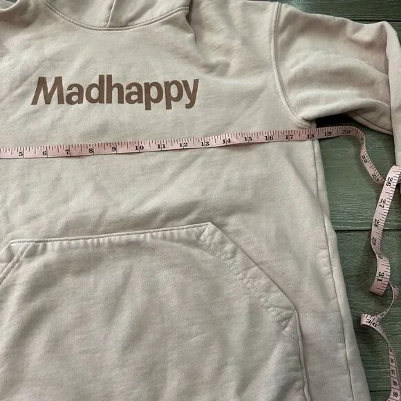 Madhappy Classics Light Pastel Pink Logo Hoodie French Terry - Picture 8 of 8